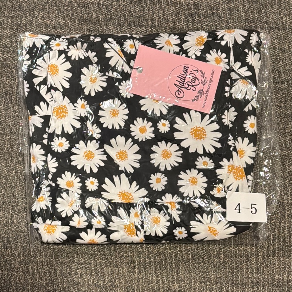 Addison Ray’s Black Floral Print Dress